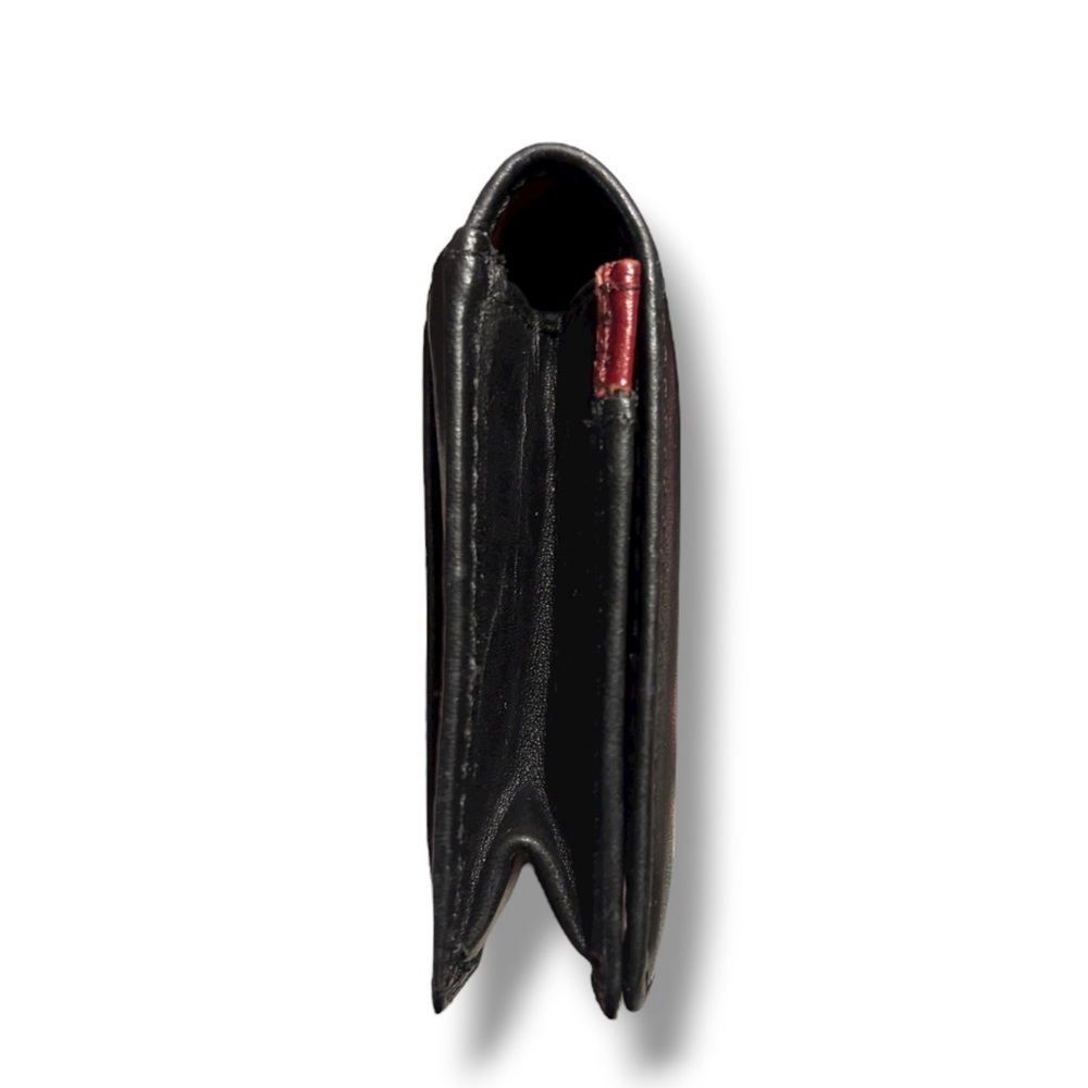 LAUREN RALPH LAUREN Black Leather Keychain Wallet - Picture 5 of 11
